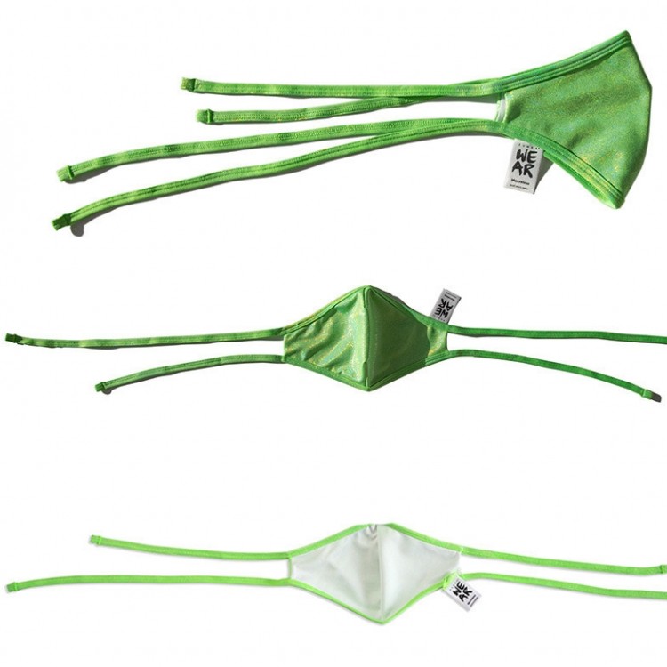 Zumba Green Face Cover