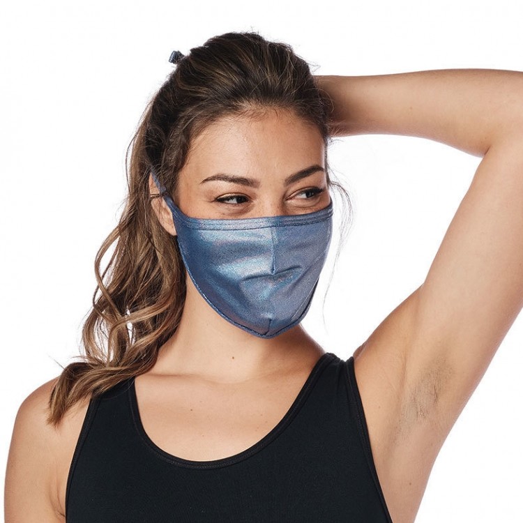 Zumba Blue Face Cover