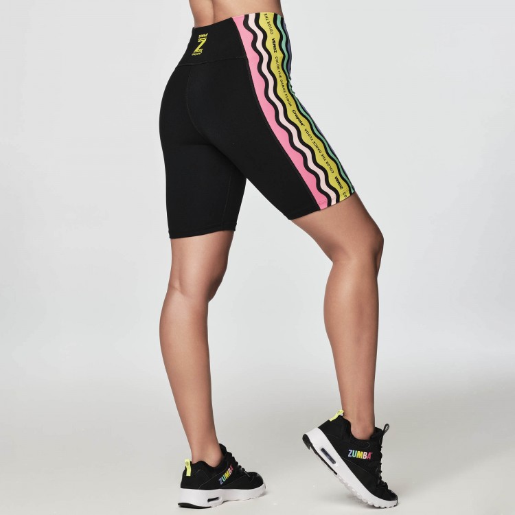 Zumba X Crayola Dance Outside The Lines Biker Shorts