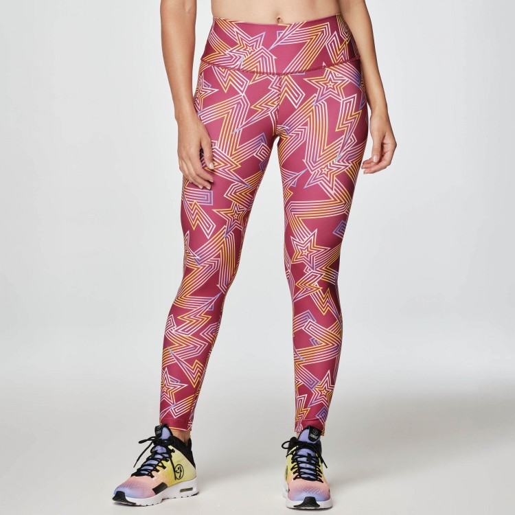 Zumba Roller Derby High Waisted Leggings