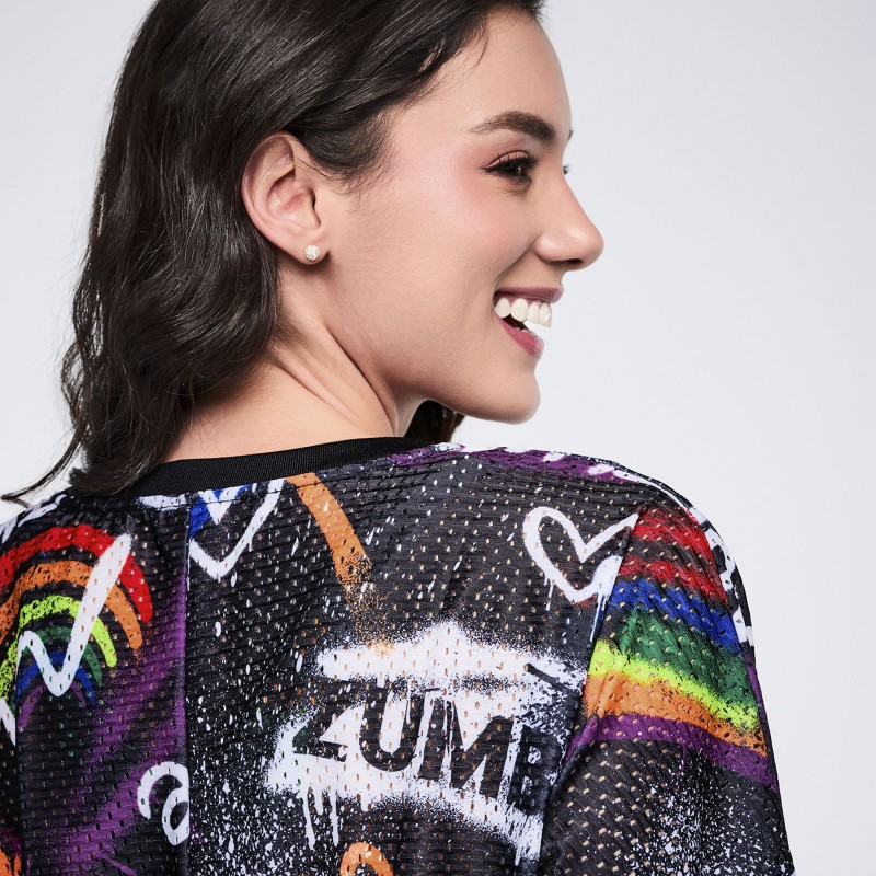 Pride Mesh Boxy Crop Top