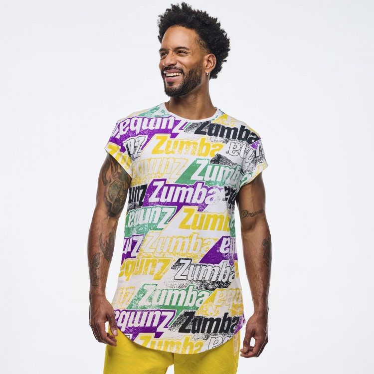Apres Zumba Mens Crew Neck Round Hem Tee