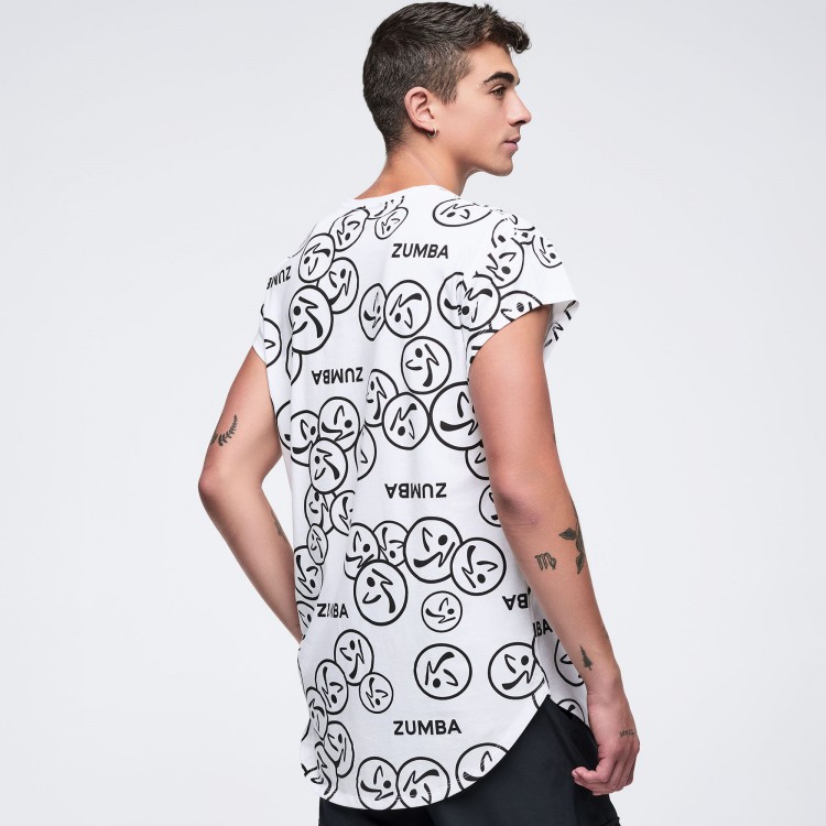 Zumba Basic Mens Round Hem Tee