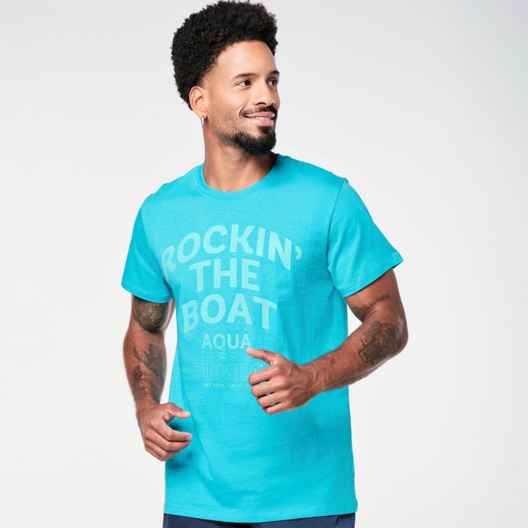 Aqua Zumba Crew Neck Tee
