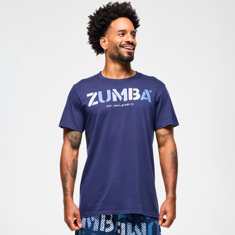 Blue Jean Crew Neck Tee